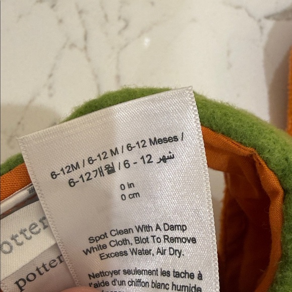 Pottery Barn Kids Orange Pumpkin Costume 6-12M - Picture 6 of 6